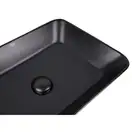 Раковина-чаша Qtap Virgo 490х350х110 Matt black с донным клапаном QT18112261MBMB