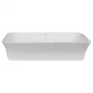 Раковина-чаша Qtap Virgo 490х350х110 White с донным клапаном QT18112261W