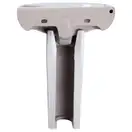 Раковина напольная с пьедесталом Qtap Baby 375x305x520 White с донным клапаном QT2311LP304BW