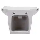Раковина подвесная моноблок Qtap Presto 600х450х405mm White с донным клапаном QT2411G822W