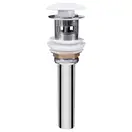 Раковина подвесная моноблок Qtap Presto 600х450х405mm White с донным клапаном QT2411G822W