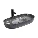 Умивальник Накладний REA CLEO 81 Shiny Grey KPL-099236583114