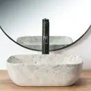 Умывальник (раковина) REA CAMELIA LIGHT STONE накладной (REA-U0362)