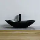 Умывальник (раковина) REA ROYAL 60 BLACK MAT накладной черный (REA-U0442)