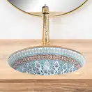 Умывальник (раковина) REA ARTE BLUE врезной (REA-U1222)