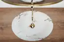 Умывальник (раковина) REA QUEEN CARRARA SHINY накладной (REA-U1232)