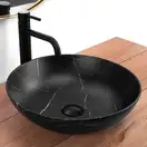 Умывальник (раковина) REA FIBO BLACK MATT накладной (REA-U3301)