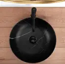 Умывальник (раковина) REA FIBO BLACK MATT накладной (REA-U3301)