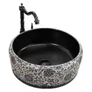 Умывальник (раковина) REA FLORISA BLACK MATT накладной (REA-U3307)