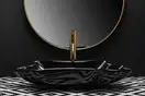 Rea Infinity Black Умывальник накладной, черный (REA-U3401)