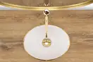 Умывальник (раковина) REA SOFIA MINI GOLD WHITE накладной (REA-U6334)