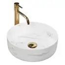 Умывальник (раковина) REA SAMI NATURE MARBLE накладной мрамор (REA-U6606)