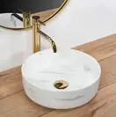 Умывальник (раковина) REA SAMI NATURE MARBLE накладной мрамор (REA-U6606)