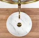 Умывальник (раковина) REA SAMI NATURE MARBLE накладной мрамор (REA-U6606)