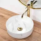 Умывальник (раковина) REA SAMI NATURE MARBLE накладной мрамор (REA-U6606)