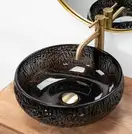 Умывальник (раковина) REA ICE BLACK накладной (REA-U6660)