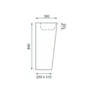 Умывальник (раковина) Rea DARIA MARBLE напольный (REA-U6678)