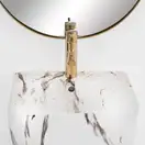 Умывальник (раковина) REA  ARIS MARBLE напольный мрамор (REA-U6906)