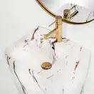 Умывальник (раковина) REA  ARIS MARBLE напольный мрамор (REA-U6906)