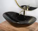 Умывальник (раковина) REA ROYAL 60 MARBLE BLACK MATT накладной черный (REA-U7478)
