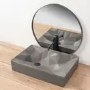 Умывальник (раковина) REA ROCK GREY MAT накладной (REA-U7905)