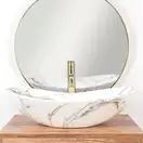 Rea Royal Lava Умивальник накладний, мармуровий (REA-U8597)