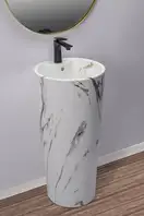 Умывальник (раковина) REA BLANKA MARBLE напольный (REA-U8704)