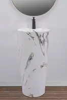 Умывальник (раковина) REA BLANKA MARBLE напольный (REA-U8704)