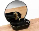 Умывальник (раковина) REA BELINDA BLACK GOLD EDGE накладной (REA-U8796)