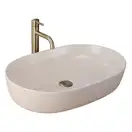Умывальник (раковина) REA CLEO 61 BEIGE MATT бежевый накладной (REA-U9655)