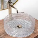 Rea Cristal Transparent Умивальник накладний, прозорий (REA-U9670)