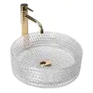 Rea Cristal Transparent Умивальник накладний, прозорий (REA-U9670)