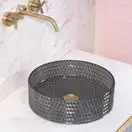 Умывальник (раковина) REA CRISTAL BLACK накладной (REA-U9671)