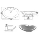 Snail Гармония Умывальник на столешницу, бордо (102H200)
