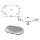 Snail Умивальник «Гера» А700 Кава глянець (155A700)