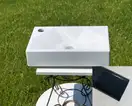 Snail Умивальник «Меркурій» L А600 Антрацит глянец (157LA600)