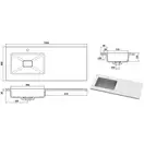 Snail Умывальник «Аляска L» А802 Олива глянець (167LA802)