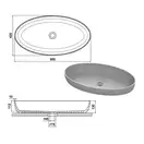 Snail Умивальник «Фараон»  А800М Маренго МАТ (169A800M)