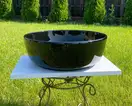 Snail Сакура Умывальник на столешницу, черный (177A200)