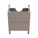 Snail Тумба «Бьянко» с умывальником «Гранд» А600 Антрацит глянец (6003КМ148A600)