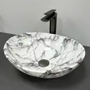 VBI Parma Умивальник накладний, Statuario Grey Veins (VBI-011010)