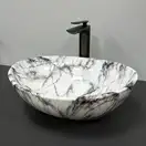 VBI Parma Умивальник накладний, Statuario Grey Veins (VBI-011010)