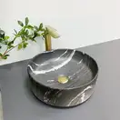VBI PRATO Умивальник накладний, Black Onyx (VBI-011406)