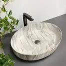 VBI UDINE STONE GLOSSY Умивальник накладний, глянцевий камінь (VBI-012102)