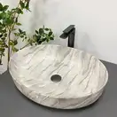 VBI UDINE STONE GLOSSY Умивальник накладний, глянцевий камінь (VBI-012102)
