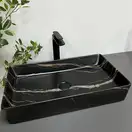 Умывальник (раковина) VBI TRIEST BLACK STONE MATT накладной (VBI-012703)