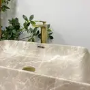 VBI ARABBA M Умивальник накладний, BEIGE STONE (VBI-013504)