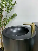 VBI Agropoli Black Matt Умивальник підлоговий, чорний матовий (VBI-019004)