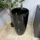 VBI Agriento Black Glossy Умивальник напольний, чорний (VBI-019005)