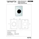 Тримач 101403032 Hotel : для пластикових мішків (HygBag) хром пласт Bemeta Чехія